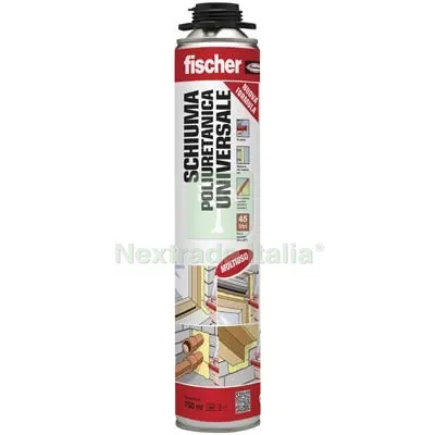 12PZ SCHIUMA POLIURETANICA UNIVERSALE FISCHER SPRUZZATORE ML 750 Mod SPRUZZATORE — Adesivi e sigillanti — rif. FERX.VIR8396822 12PZ SCHIUMA POLIURETANICA UNIVERSALE FISCHER SPRUZZATORE ML 750 Mod SPRUZZATORE — Adesivi e sigillanti — rif. FERX.VIR8396822