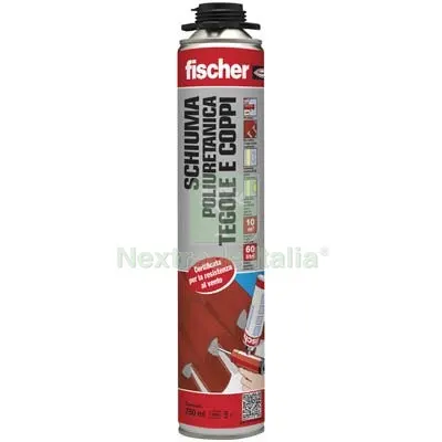 12PZ Schiuma Poliuretanica Coppi e Tegole Fischer Spruzzatore ML 750 Mod Spruzzatore — Adesivi e sigillanti — rif. FERX.VIR8396824 12PZ Schiuma Poliuretanica Coppi e Tegole Fischer Spruzzatore ML 750 Mod Spruzzatore — Adesivi e sigillanti — rif. FERX.VIR8396824