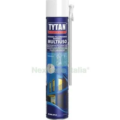 12PZ SCHIUMA POLIURETANICA UNIVERSALE MULTIUSO TYTAN MANUALE ML 750 Mod Manuale — Adesivi e sigillanti — rif. FERX.VIR8396840 12PZ SCHIUMA POLIURETANICA UNIVERSALE MULTIUSO TYTAN MANUALE ML 750 Mod Manuale — Adesivi e sigillanti — rif. FERX.VIR8396840