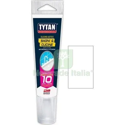 6PZ SILICONE ACETICO BAGNI E CUCINE IN TUBETTO TYTAN BIANCO RAPIDO ML 60 Colore Bianco — Adesivi e sigillanti — rif. FERX.VIR8396917 6PZ SILICONE ACETICO BAGNI E CUCINE IN TUBETTO TYTAN BIANCO RAPIDO ML 60 Colore Bianco — Adesivi e sigillanti — rif. FERX.VIR8396917
