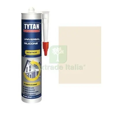 3PZ SILICONE ACETICO UNIVERSALE TYTAN AVORIO RAL 1013 ML 280 Colore Avorio — Adesivi e sigillanti — rif. FERX.VIR8396937 3PZ SILICONE ACETICO UNIVERSALE TYTAN AVORIO RAL 1013 ML 280 Colore Avorio — Adesivi e sigillanti — rif. FERX.VIR8396937