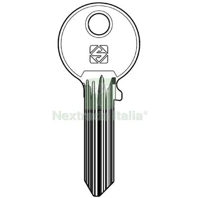 10PZ CHIAVE PIATTA ABUS AB63 SILCA OTTONE NICHELATO Mat Ottone — Serrature e cilindri — rif. FERX.VIR8597910