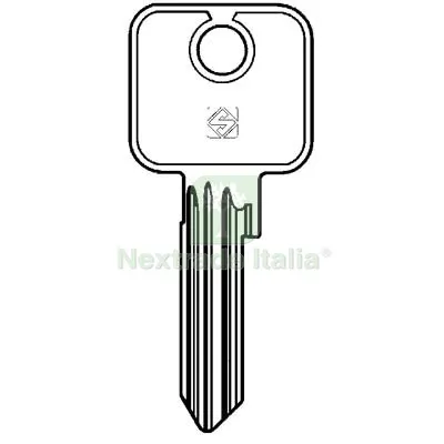 5PZ CHIAVE PIATTA CISA CS84 SILCA OTTONE NICHELATO Mat Ottone — Serrature e cilindri — rif. FERX.VIR8597960