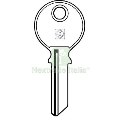 10PZ Chiave Piatta FAC FAC3 Silca Acciaio Nichelato Mat Acciaio — Serrature e cilindri — rif. FERX.VIR8597973