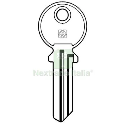 10PZ Chiave Piatta Globe GL13R Silca Acciaio Nichelato Mat Acciaio — Serrature e cilindri — rif. FERX.VIR8597985