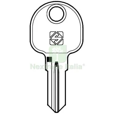 20PZ Chiave Piatta Hafele HF74R Silca Acciaio Nichelato Mat Acciaio — Serrature e cilindri — rif. FERX.VIR8597990