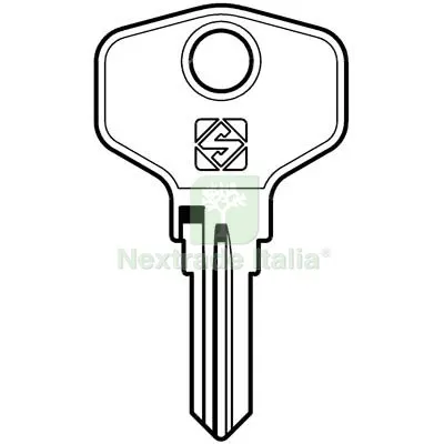 10PZ Chiave Piatta HPP1R Silca Acciaio Nichelato Mat Acciaio — Serrature e cilindri — rif. FERX.VIR8597991