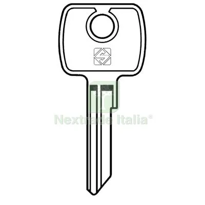 10PZ Chiave Piatta LEF LF11R Silca Acciaio Nichelato Mat Acciaio — Serrature e cilindri — rif. FERX.VIR8598015