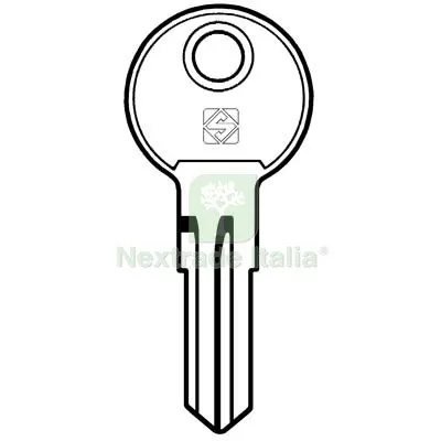 5PZ Chiave Piatta LEF LF12 Silca Ottone Nichelato Mat Ottone — Serrature e cilindri — rif. FERX.VIR8598017 5PZ Chiave Piatta LEF LF12 Silca Ottone Nichelato Mat Ottone — Serrature e cilindri — rif. FERX.VIR8598017