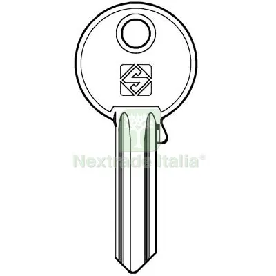 10PZ CHIAVE PIATTA MORI MI3 SILCA OTTONE NICHELATO Mat Ottone — Serrature e cilindri — rif. FERX.VIR8598032