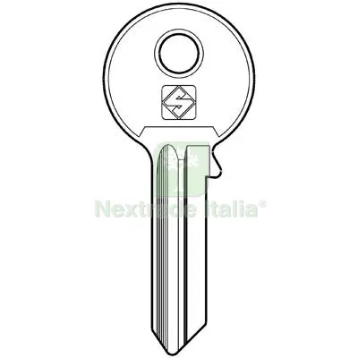 10PZ Chiave Piatta MG Monti MN1 Silca Ottone Nichelato Mat Ottone — Serrature e cilindri — rif. FERX.VIR8598033