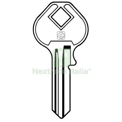 10PZ Chiave Piatta Master MS6 Silca Ottone Nichelato Mat Ottone — Serrature e cilindri — rif. FERX.VIR8598036