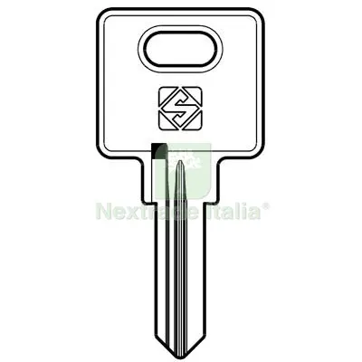 10PZ CHIAVE PIATTA OSMAR OJ6R SILCA OTTONE NICHELATO Mat Ottone — Serrature e cilindri — rif. FERX.VIR8598039