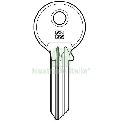 10PZ Chiave Piatta Cortellezzi PC31R Silca Ottone Nichelato Mat Ottone — Serrature e cilindri — rif. FERX.VIR8598042