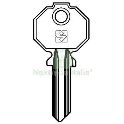 10PZ Chiave Piatta Prefer PF9 Silca Ottone Nichelato Mat Ottone — Serrature e cilindri — rif. FERX.VIR8598048 10PZ Chiave Piatta Prefer PF9 Silca Ottone Nichelato Mat Ottone — Serrature e cilindri — rif. FERX.VIR8598048