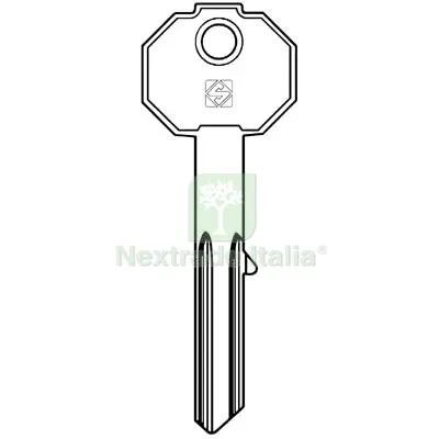 10PZ Chiave Piatta Prefer PF215 Silca Ottone Nichelato Mat Ottone — Serrature e cilindri — rif. FERX.VIR8598049