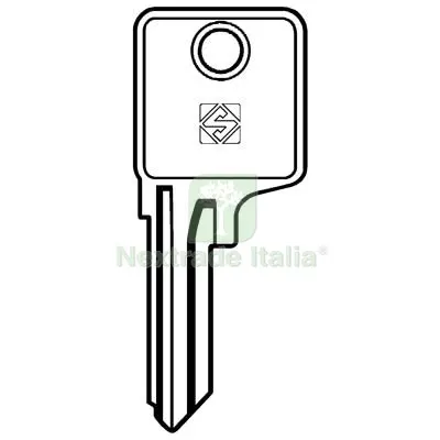 10PZ Chiave Piatta STS STS1 Silca Acciaio Nichelato Mat Acciaio — Serrature e cilindri — rif. FERX.VIR8598070
