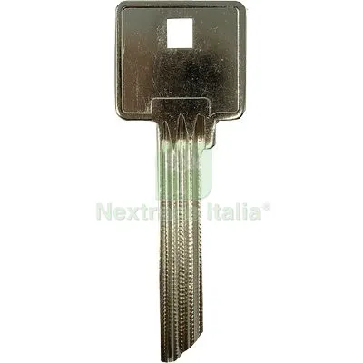 10PZ Chiave Piatta Ilsa BK020 Originale Ottone Nichelato Mat Ottone — Serrature e cilindri — rif. FERX.VIR8598151
