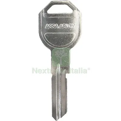 10PZ Chiave Piatta Yale Gemma Originale Ottone Nichelato — Serrature e cilindri — rif. FERX.VIR8598154