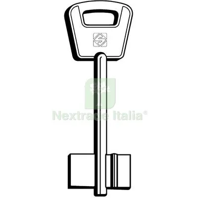 5PZ CHIAVE DOPPIA MAPPA BETA BE SILCA OTTONE NICHELATO Mat Ottone — Chiavi grezze e duplicati — rif. FERX.VIR8598201
