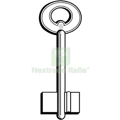 5PZ CHIAVE DOPPIA MAPPA DOMUS FONDAR FD SILCA OTTONE NICHELATO Mat Ottone — Chiavi grezze e duplicati — rif. FERX.VIR8598209