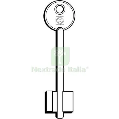 5PZ CHIAVE DOPPIA MAPPA IDM 5ID9 SILCA OTTONE NICHELATO Mat Ottone — Chiavi grezze e duplicati — rif. FERX.VIR8598218