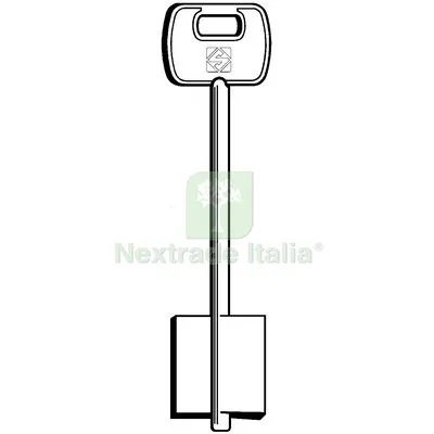 5PZ CHIAVE DOPPIA MAPPA ISEO 5IE3 SILCA OTTONE NICHELATO Mat Ottone — Chiavi grezze e duplicati — rif. FERX.VIR8598219