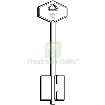 5PZ Chiave Doppia Mappa Ital 5IT6 Silca Ottone Nichelato Mat Ottone — Chiavi grezze e duplicati — rif. FERX.VIR8598220 5PZ Chiave Doppia Mappa Ital 5IT6 Silca Ottone Nichelato Mat Ottone — Chiavi grezze e duplicati — rif. FERX.VIR8598220