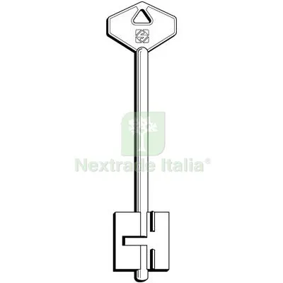 5PZ Chiave Doppia Mappa Ital 5IT8 Silca Ottone Nichelato Mat Ottone — Chiavi grezze e duplicati — rif. FERX.VIR8598221 5PZ Chiave Doppia Mappa Ital 5IT8 Silca Ottone Nichelato Mat Ottone — Chiavi grezze e duplicati — rif. FERX.VIR8598221