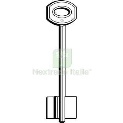 5PZ Chiave Doppia Mappa Juwel JW90 Silca Ottone Nichelato Mat Ottone — Chiavi grezze e duplicati — rif. FERX.VIR8598222