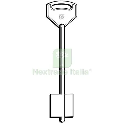 5PZ CHIAVE DOPPIA MAPPA MOIA ML SILCA OTTONE NICHELATO Mat Ottone — Chiavi grezze e duplicati — rif. FERX.VIR8598224