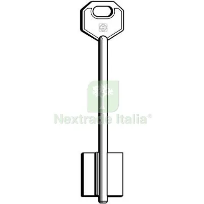 5PZ Chiave Doppia Mappa Mottura Mtnc Silca Ottone Nichelato Mat Ottone — Chiavi grezze e duplicati — rif. FERX.VIR8598227