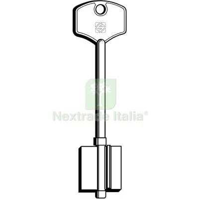 5PZ Chiave Doppia Mappa Potent 5PT10 Silca Ottone Nichelato Mat Ottone — Chiavi grezze e duplicati — rif. FERX.VIR8598233 5PZ Chiave Doppia Mappa Potent 5PT10 Silca Ottone Nichelato Mat Ottone — Chiavi grezze e duplicati — rif. FERX.VIR8598233