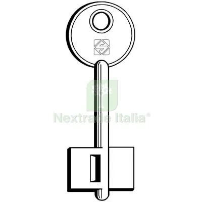 5PZ Chiave Doppia Mappa CR 5R2 Silca Ottone Nichelato Mat Ottone — Chiavi grezze e duplicati — rif. FERX.VIR8598238 5PZ Chiave Doppia Mappa CR 5R2 Silca Ottone Nichelato Mat Ottone — Chiavi grezze e duplicati — rif. FERX.VIR8598238