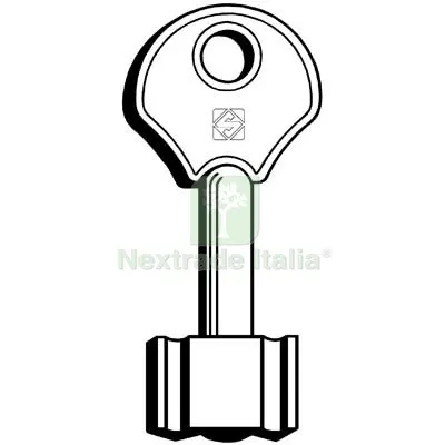 5PZ CHIAVE A POMPA ESETY EPN SILCA OTTONE NICHELATO Mat Ottone — Chiavi grezze e duplicati — rif. FERX.VIR8598267