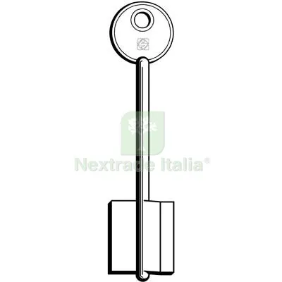 5PZ Chiave Doppia Mappa Kassel KYL Silca Ottone Nichelato Mat Ottone — Chiavi grezze e duplicati — rif. FERX.VIR8598279