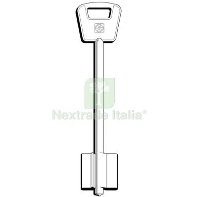5PZ CHIAVE DOPPIA MAPPA OMEC 5OC3 SILCA OTTONE NICHELATO Mat Ottone — Chiavi grezze e duplicati — rif. FERX.VIR8598288