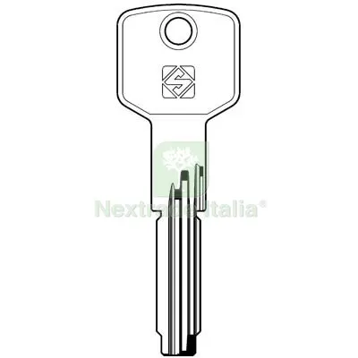 5PZ Chiave Punzonata Cisa CS139 Silca Ottone Nichelato Mat Ottone — Serrature e cilindri — rif. FERX.VIR8598304