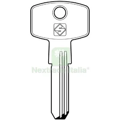 5PZ CHIAVE PUNZONATA ELCA TESA EC5 SILCA OTTONE NICHELATO Mat Ottone — Serrature e cilindri — rif. FERX.VIR8598316