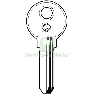 2PZ CHIAVE PUNZONATA FAC FAC31 SILCA OTTONE NICHELATO Mat Ottone — Serrature e cilindri — rif. FERX.VIR8598321