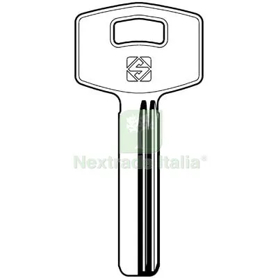 5PZ Chiave Punzonata Grifo GF1 Silca Ottone Nichelato Mat Ottone — Serrature e cilindri — rif. FERX.VIR8598323 5PZ Chiave Punzonata Grifo GF1 Silca Ottone Nichelato Mat Ottone — Serrature e cilindri — rif. FERX.VIR8598323