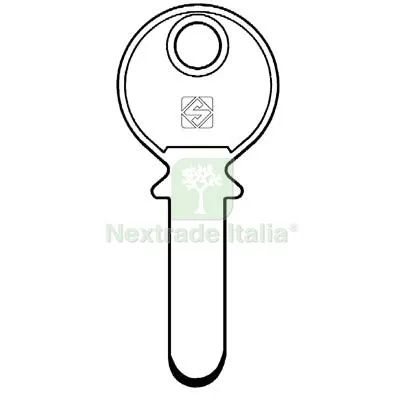 2PZ CHIAVE PUNZONATA KABA KA2 SILCA ALPACCA Mat Ottone — Serrature e cilindri — rif. FERX.VIR8598327