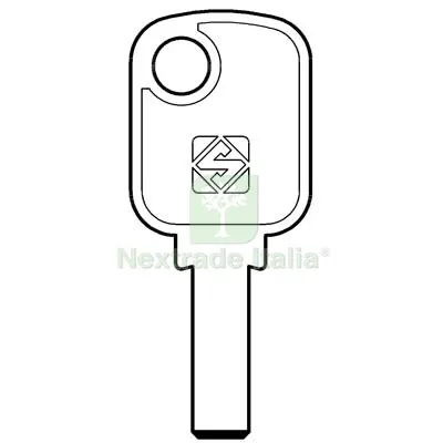 10PZ Chiave Punzonata Securitac KYR SCU1 Silca Zama Mat Zama — Serrature e cilindri — rif. FERX.VIR8598352