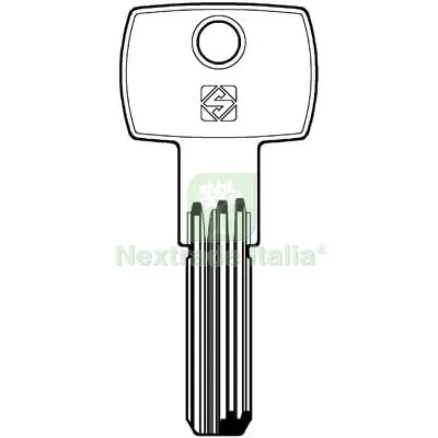 5PZ Chiave Punzonata Wally WA8 Silca Ottone Nichelato Mat Ottone — Serrature e cilindri — rif. FERX.VIR8598360