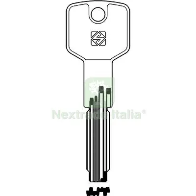 10PZ CHIAVE PUNZONATA CISA CS171 SILCA OTTONE NICHELATO Mat Ottone — Serrature e cilindri — rif. FERX.VIR8598363
