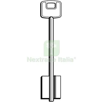 5PZ Chiave Doppia Mappa Cisa 00120 Originale Ottone Nichelato Cslc Mat Ottone — Chiavi grezze e duplicati — rif. FERX.VIR8598416