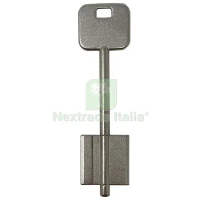 5PZ CHIAVE DOPPIA MAPPA CR 14B ORIGINALE OTTONE NICHELATO Mat Ottone — Chiavi grezze e duplicati — rif. FERX.VIR8598421