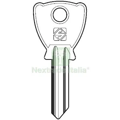 20PZ CHIAVE PIATTA BETA BE202 SILCA OTTONE NICHELATO Mat Ottone — Serrature e cilindri — rif. FERX.VIR8598622