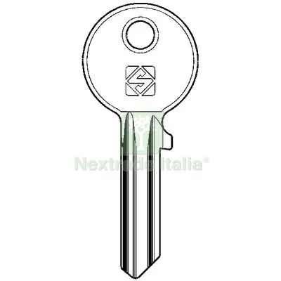 10PZ Chiave Piatta Corni CC8 Silca Ottone Nichelato Mat Ottone — Serrature e cilindri — rif. FERX.VIR8598626 10PZ Chiave Piatta Corni CC8 Silca Ottone Nichelato Mat Ottone — Serrature e cilindri — rif. FERX.VIR8598626