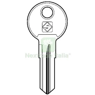 10PZ CHIAVE PIATTA CAB CAB2R SILCA OTTONE NICHELATO Mat Ottone — Serrature e cilindri — rif. FERX.VIR8598628